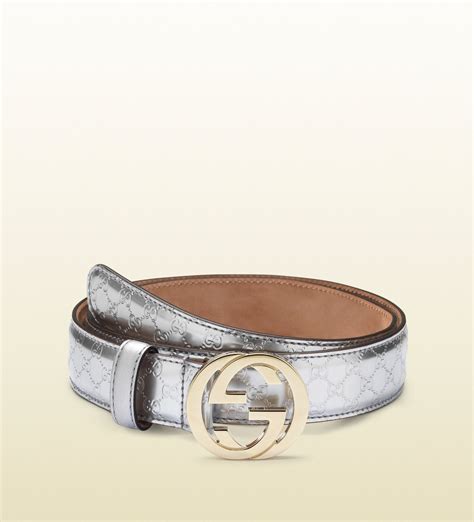 gucci belt women silver buckle.